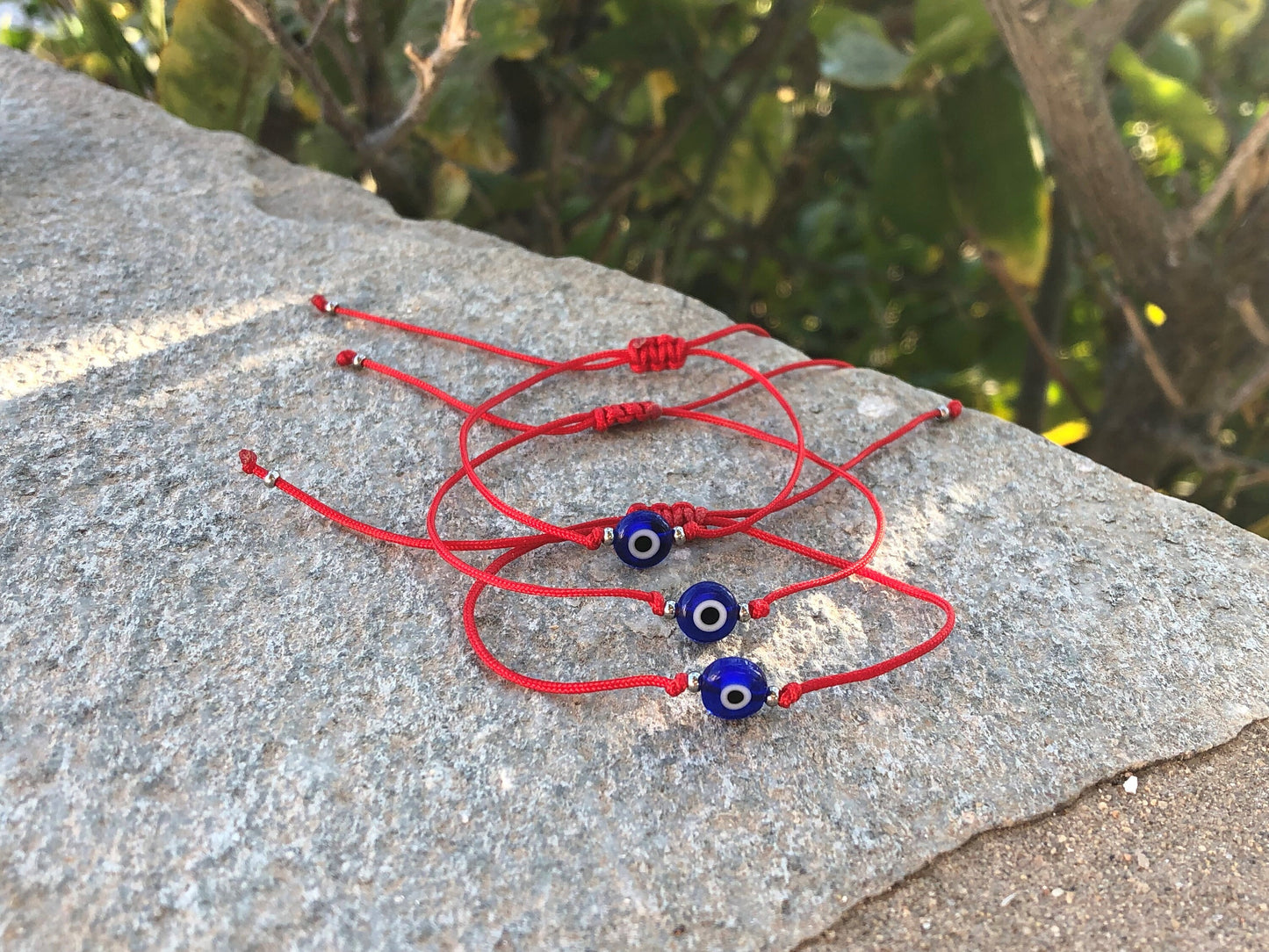 Red String Evil Eye Bracelet - good Luck Bracelet - Gift for her