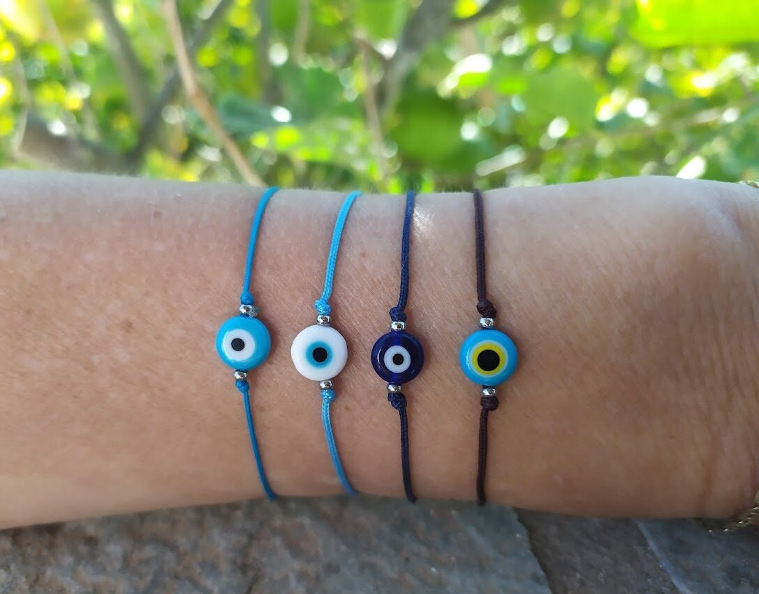 Bracelet Oeil Bleu Grec - Cadeau pour elle ou pour lui