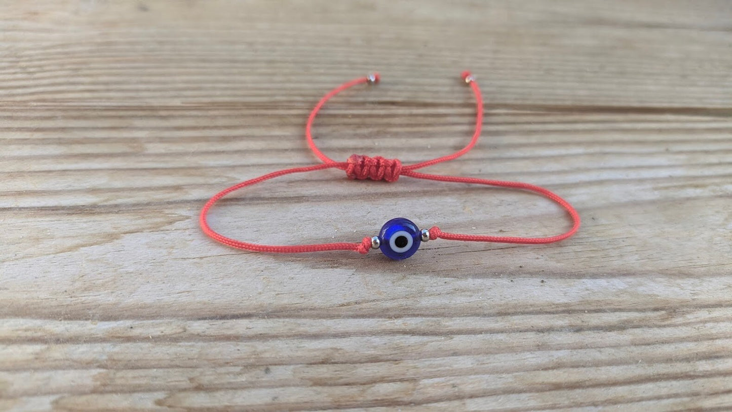 Red String Evil Eye Bracelet - good Luck Bracelet - Gift for her