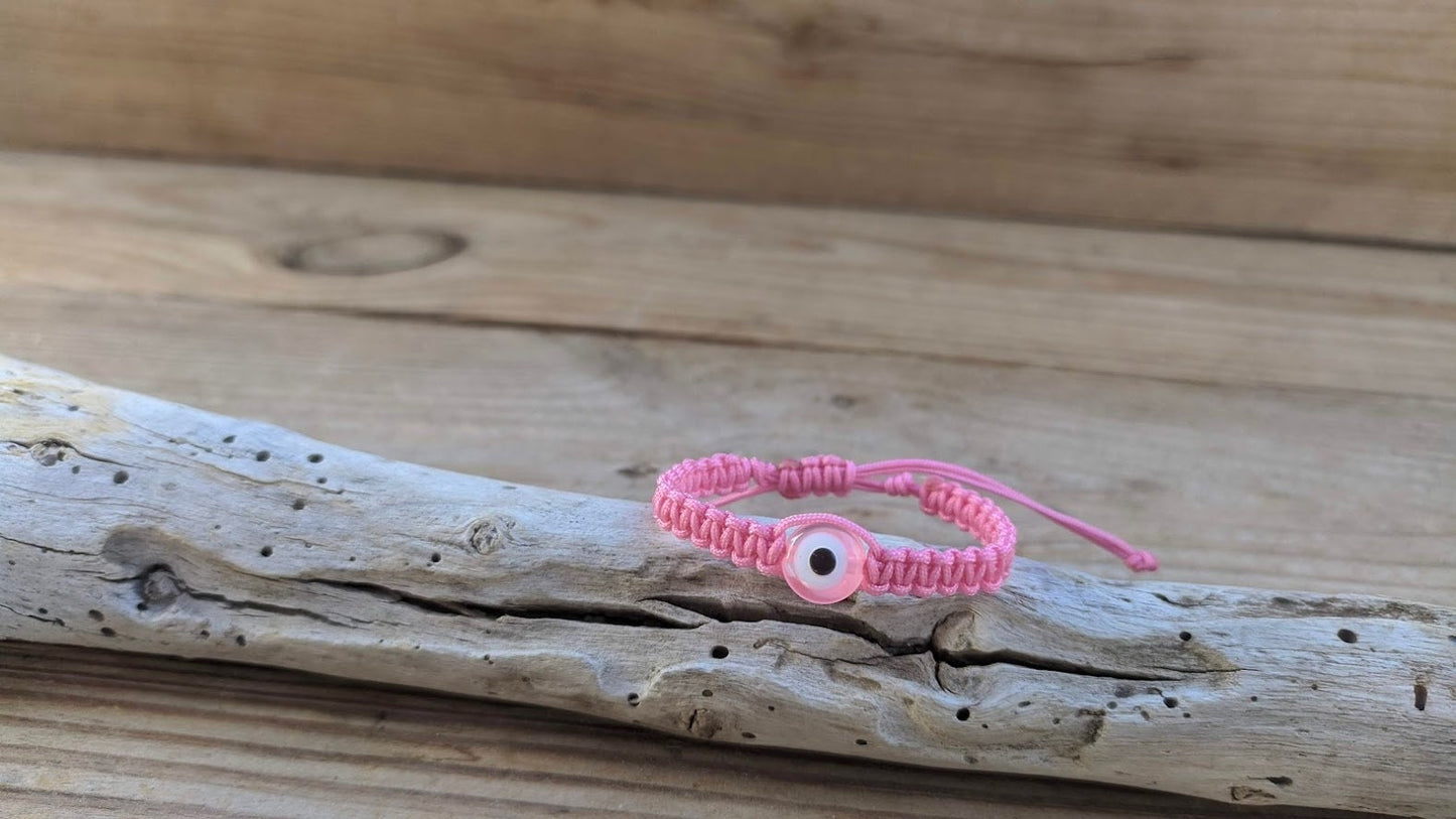 Bracelet Bébé Oeil Bleu - Cadeau Nouveau Né - En couleurs