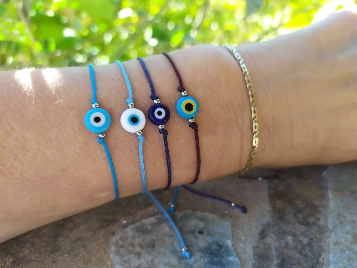 Bracelet Oeil Bleu Grec - Cadeau pour elle ou pour lui