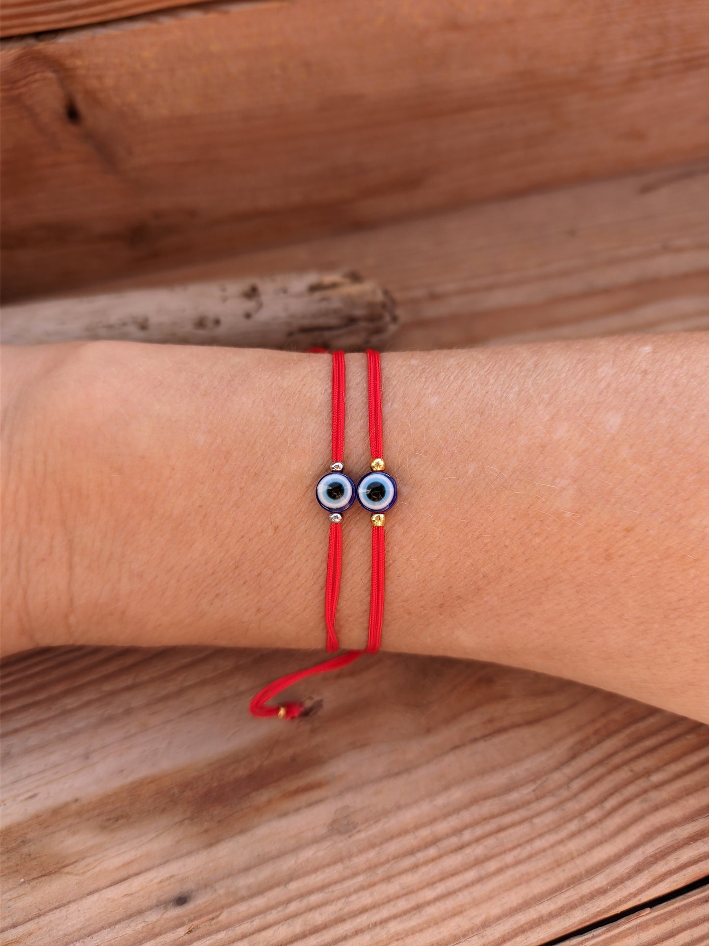 Red String Evil Eye Bracelet - Good Luck Bracelet - Gift for Him or for Her