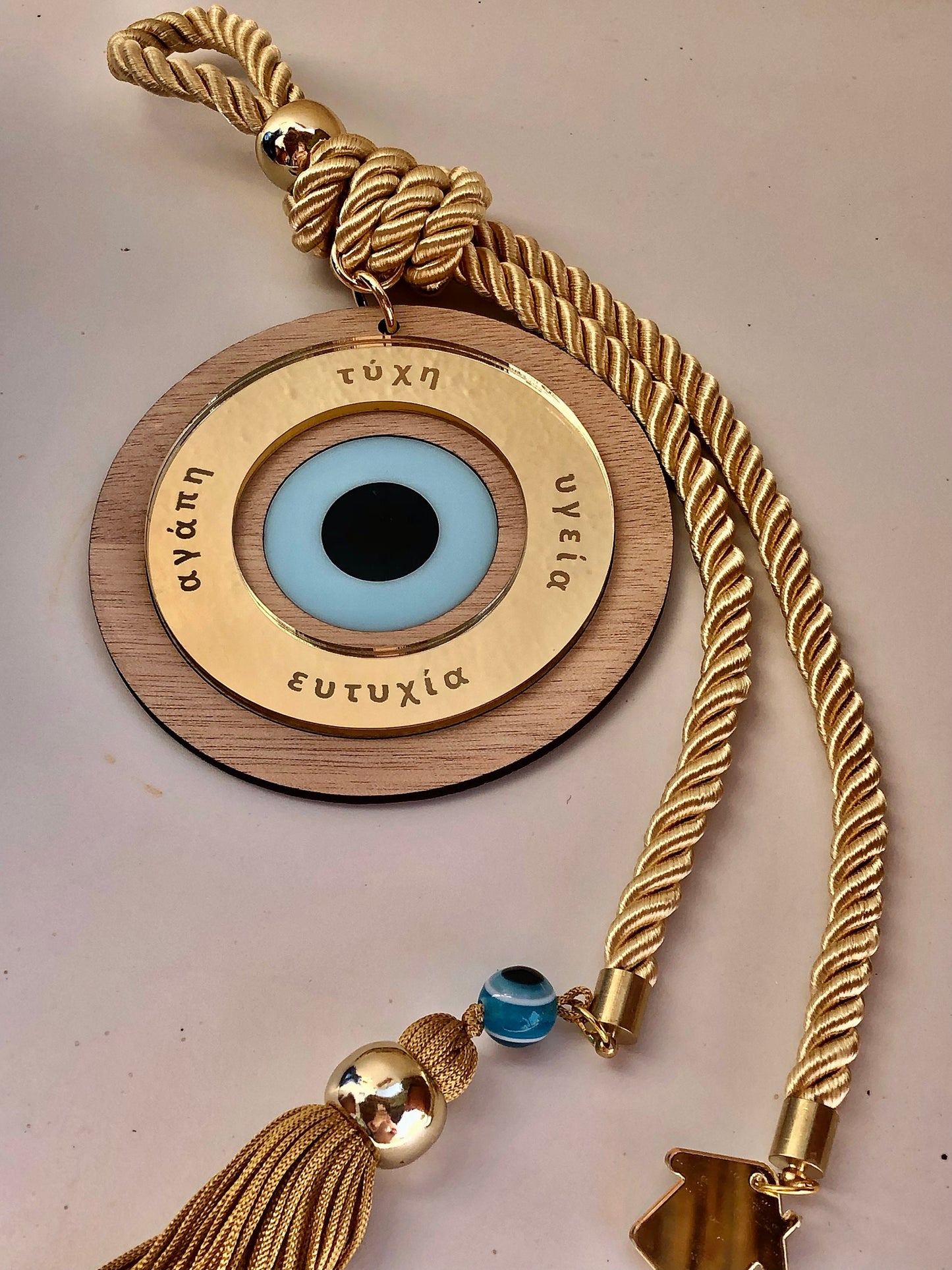 Evil Eye Wishes Wall Hanging - House Blessing - Housewarming Gift