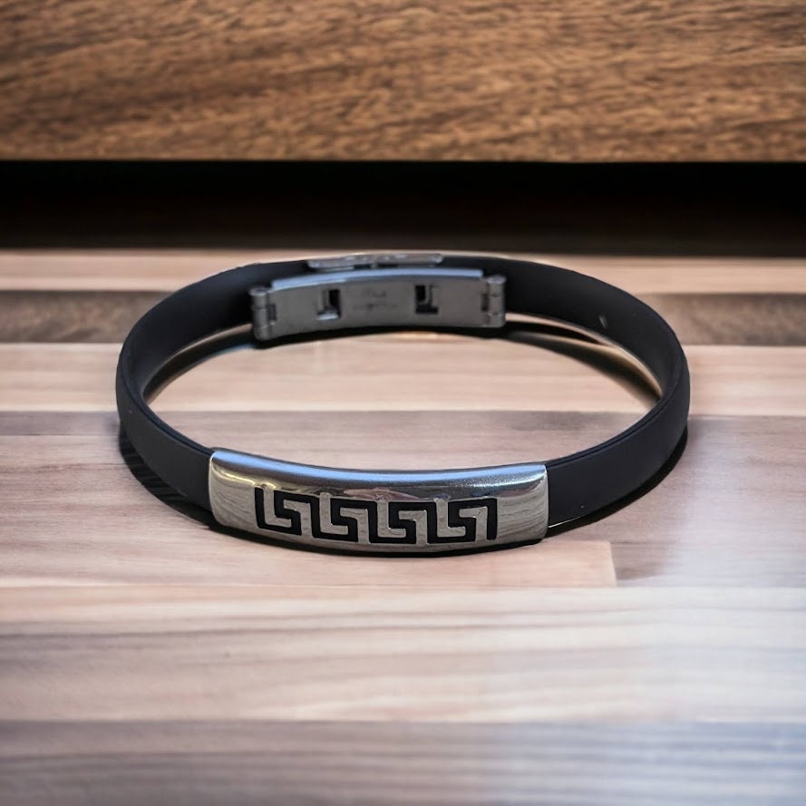 Bracelet Motif Grec Pour Hommes