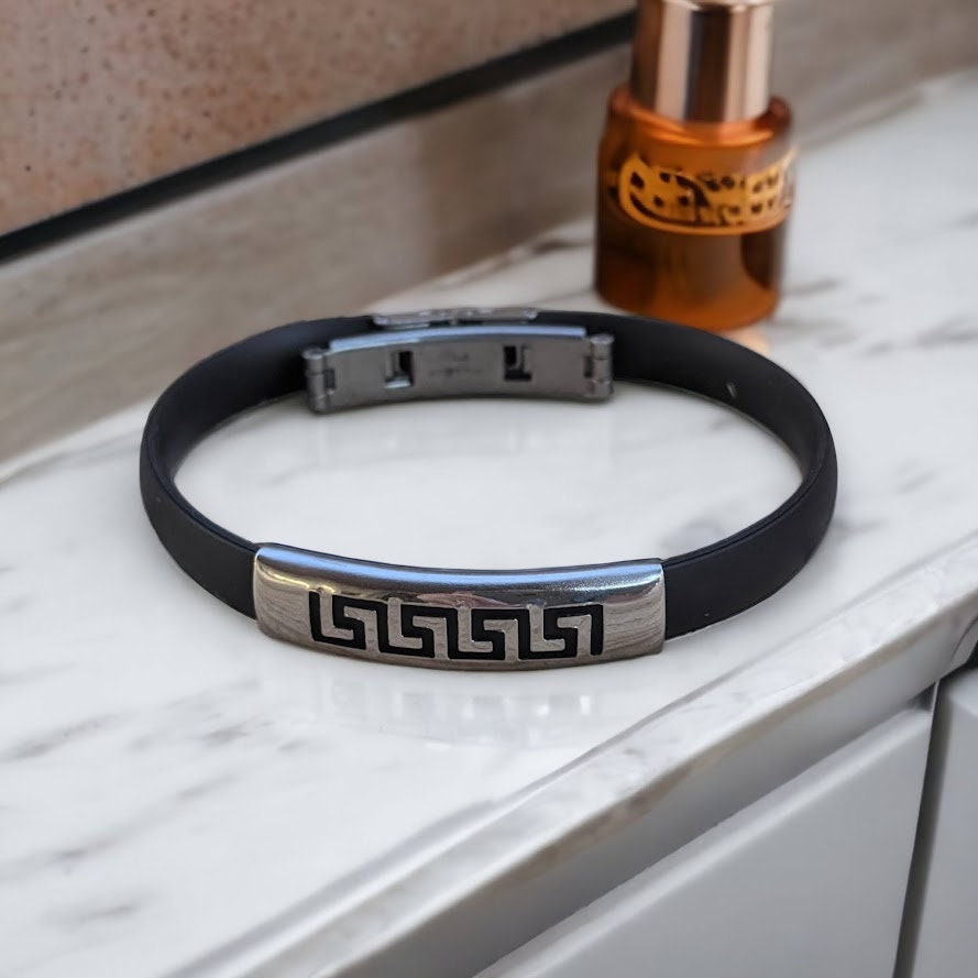 Bracelet Motif Grec Pour Hommes