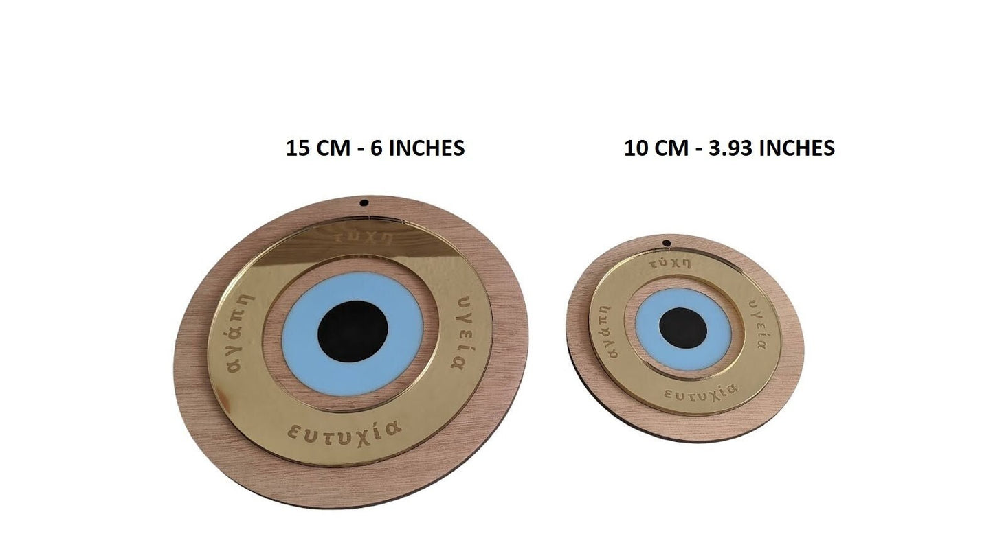 Evil Eye Wishes Wall Hanging - House Blessing - Housewarming Gift