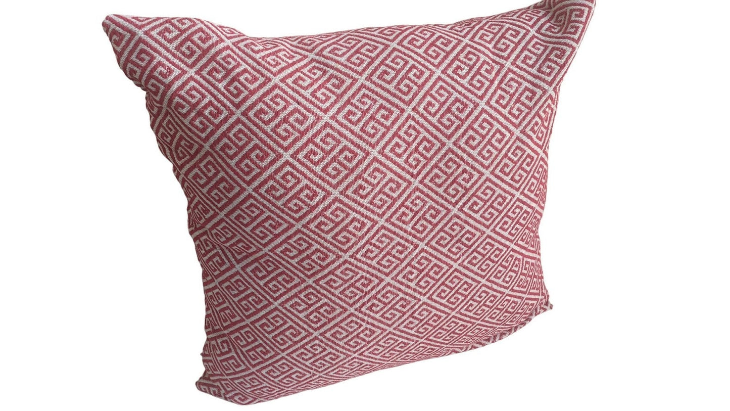 Greek Key Cushion Cover - 40 cm x 40 cm - Cotton fabric