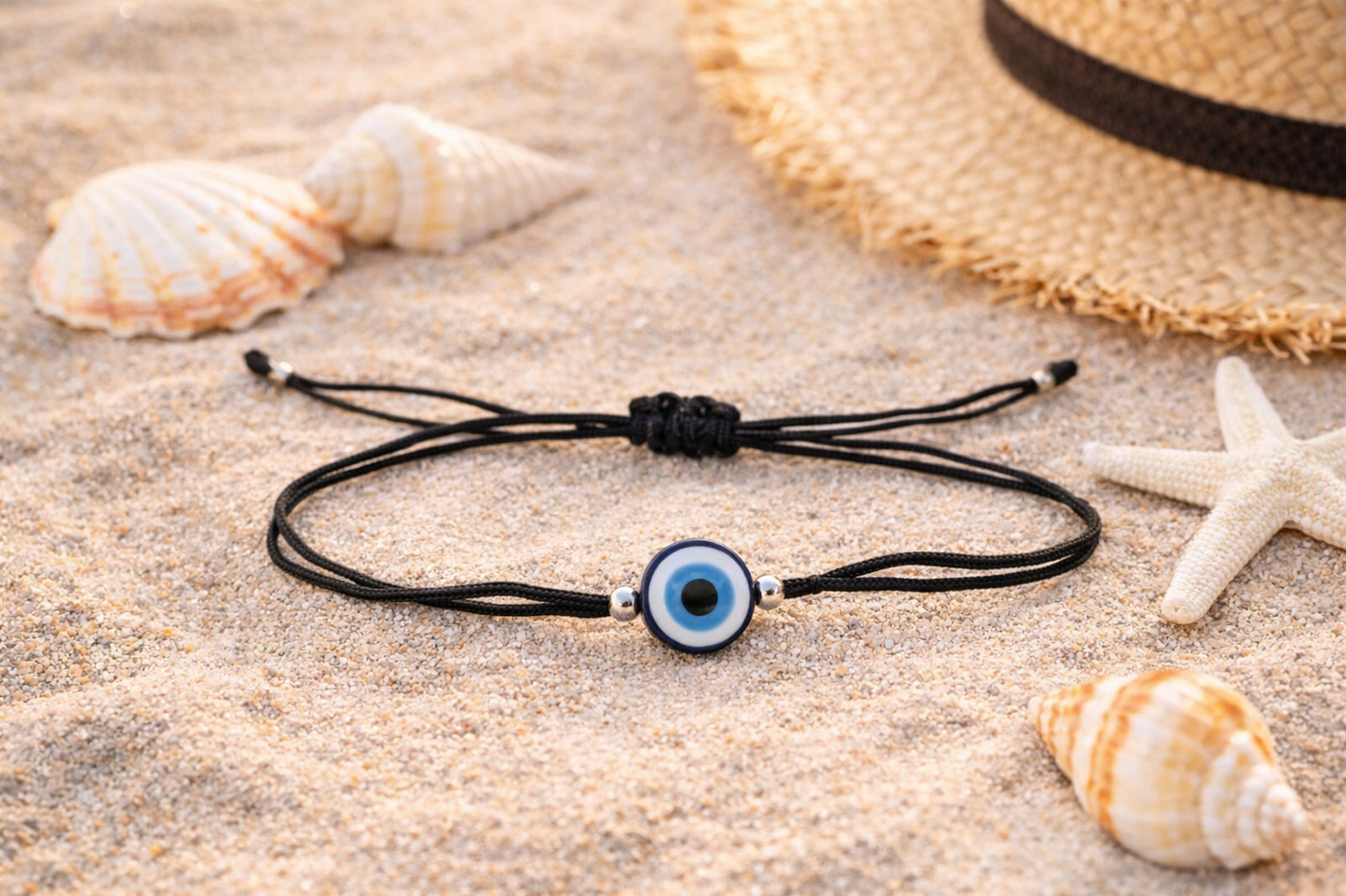 Men's Evil Eye Protection Bracelet - Good Luck Bracelet - Gift for Him