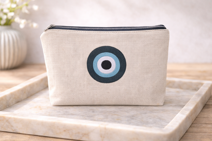 Greek Evil Eye Bag – Evil Eye Pouch – Greek Gift - Gift for her