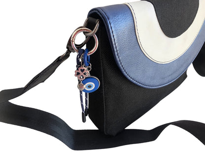 Clover Evil Eye Bag Charm | Silicone Charm