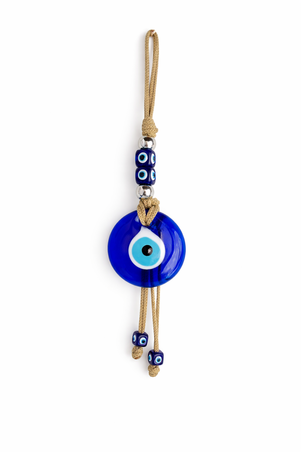 Glass Evil Eye Wall Hanging - 7 cm Glass Eye - House Protection & Ornament