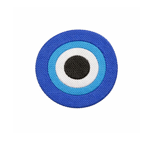 Evil Eye Machine Embroidery Design - Digital Embroidery File