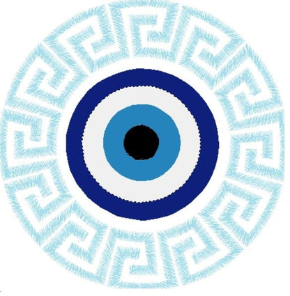 Evil Eye Machine Embroidery Design - Digital Embroidery File