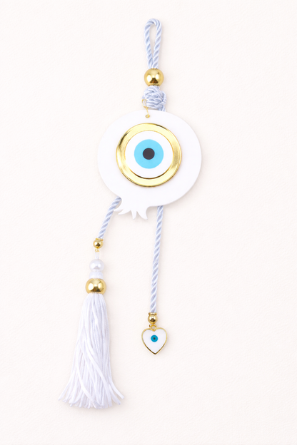 Evil Eye Pomegranate Wall Hanging - House Protection & Good Luck Decor