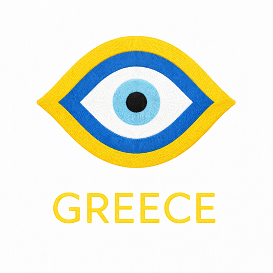 Broderie numérique Oeil Bleu Greece – Téléchargement instantané