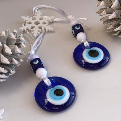 Oeil en Verre de 4 cm - Cadeau grec - Protection de la maison
