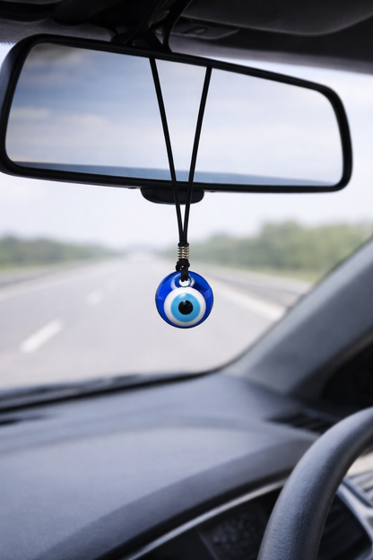 Bijou de rétroviseur Oeil Bleu en Verre 