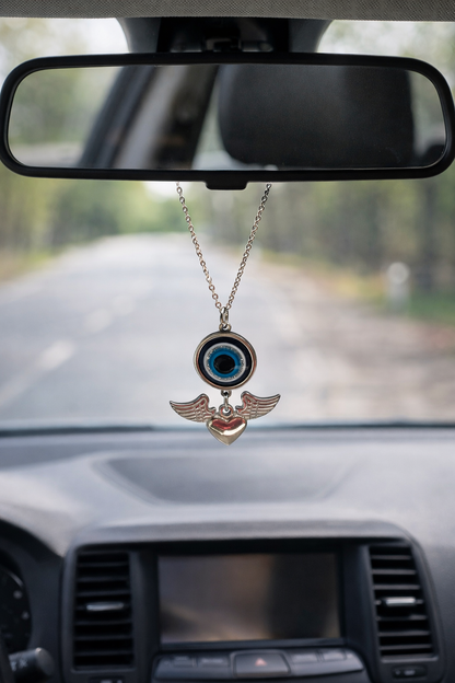 Bijou de Retroviseur Oeil et Ailes d'Ange 