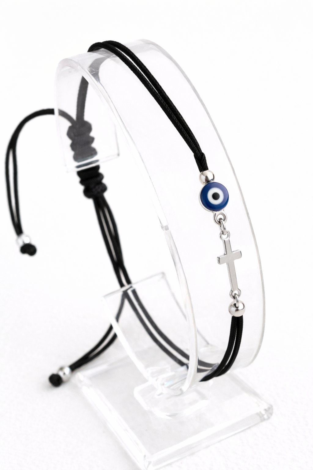 Bracelet Blue Evil Eye Cross - Bijoux grecs - Cadeau pour elle