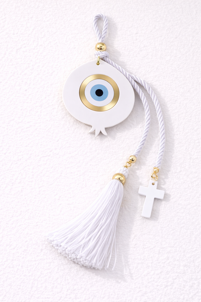  Suspension Murale Grenade Oeil Bleu Taille XXL