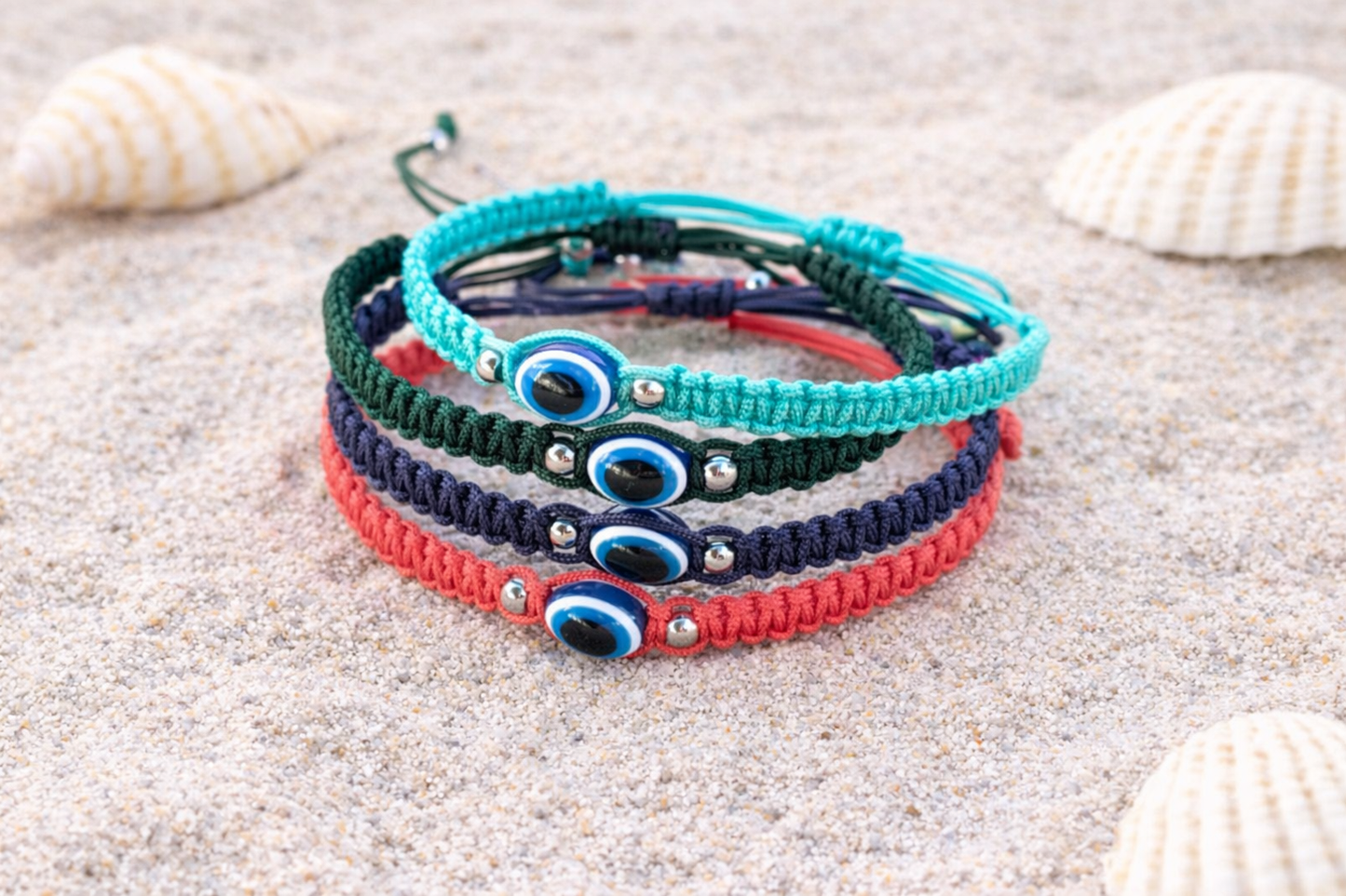 Evil Eye Protection Bracelet - Gift for Him or for Her - Many Colors Available