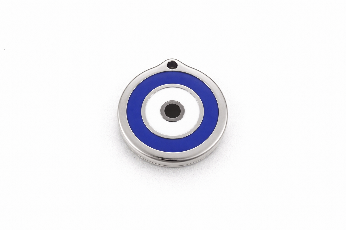 Enamel Evil Eye Pet Collar Charm: Stainless Steel Cat/Dog Protection
