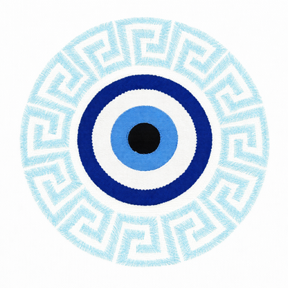 Fichier de broderie Oeil bleu numérique – Téléchargement instantané