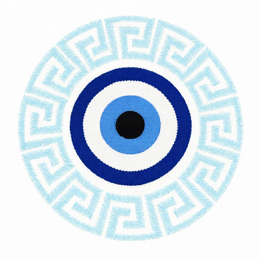 Fichier de broderie Oeil bleu numérique – Téléchargement instantané