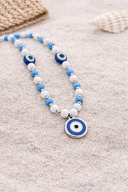 Evil Eye Phone Strap – Beaded Phone Charm & Holder
