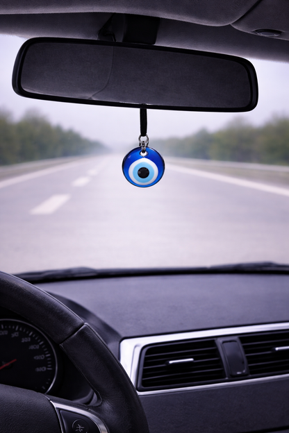 Bijou de rétroviseur Oeil Bleu en Verre 