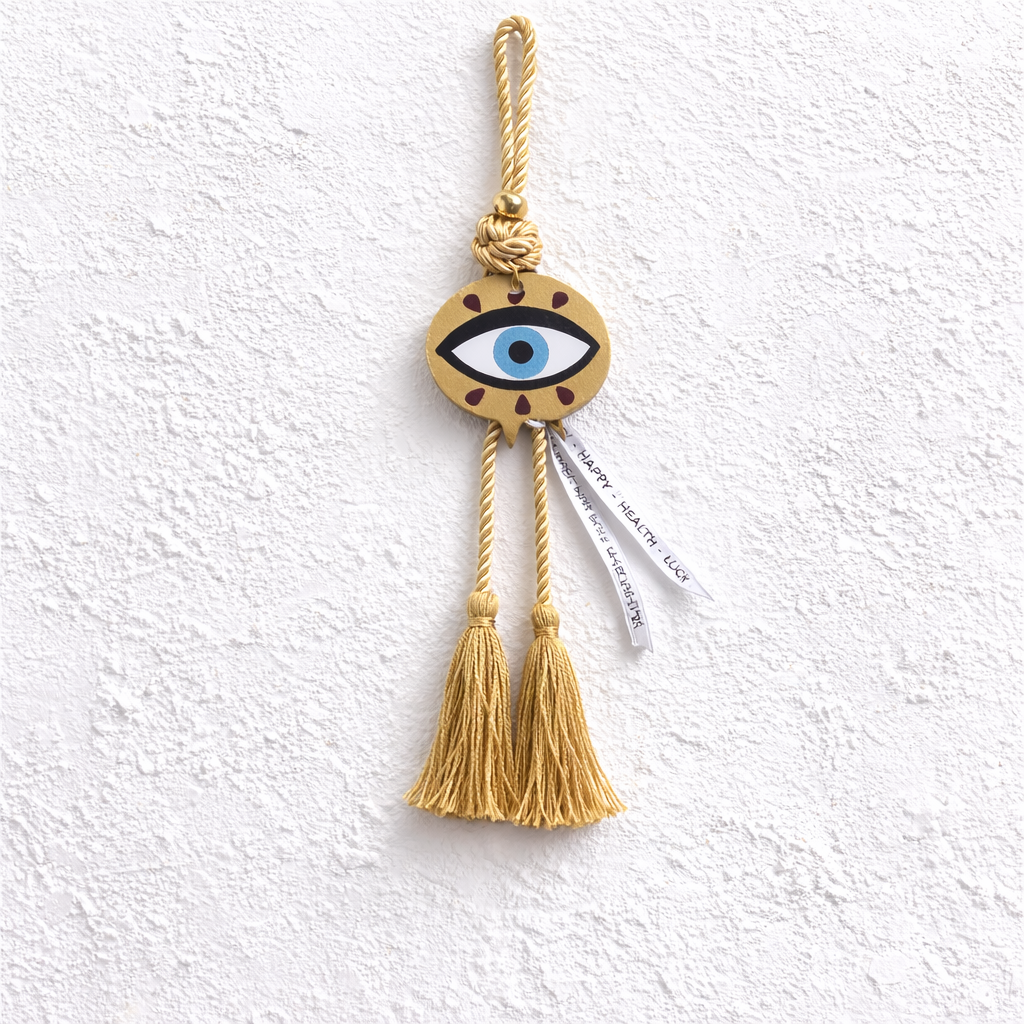 Evil Eye Wishes Wall Hanging - New years gift - Housewarming Gift