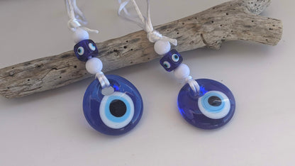 Oeil en Verre de 4 cm - Cadeau grec - Protection de la maison