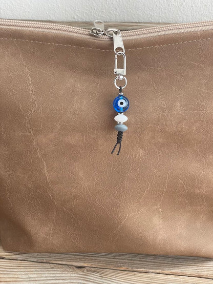 Bijou de Sac Oeil Bleu - Accessoire pour Sac - Cadeau grec -