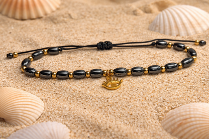 Evil Eye Hematite Bracelet - Greek Evil Eye Protection Bracelet - Gif For Her