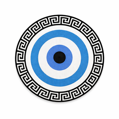 Fichier de broderie numérique - Motif Grec Oeil Bleu – Téléchargement instantané
