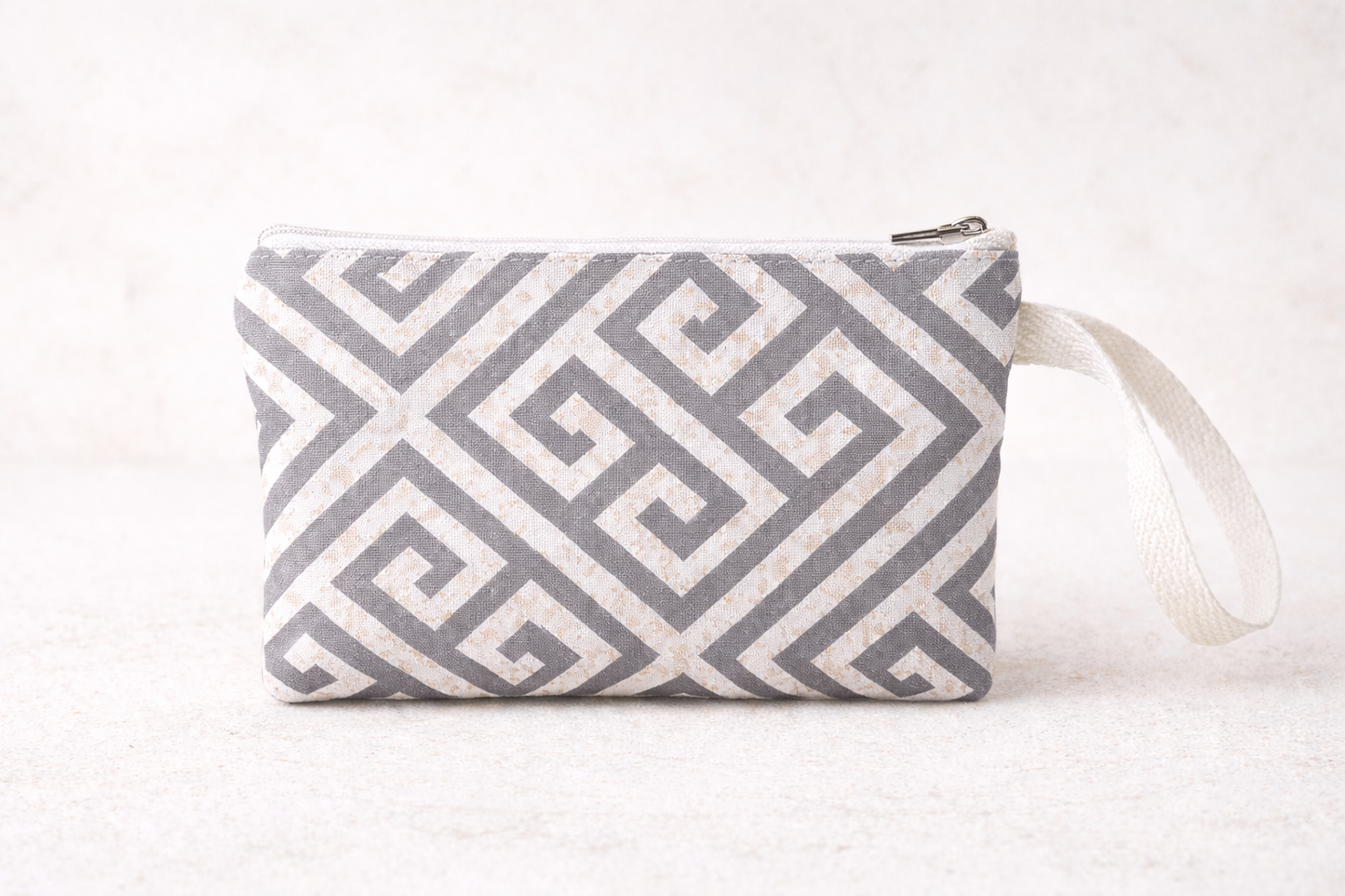 Pochette Tissu Motif Grec - Souvenir Grec