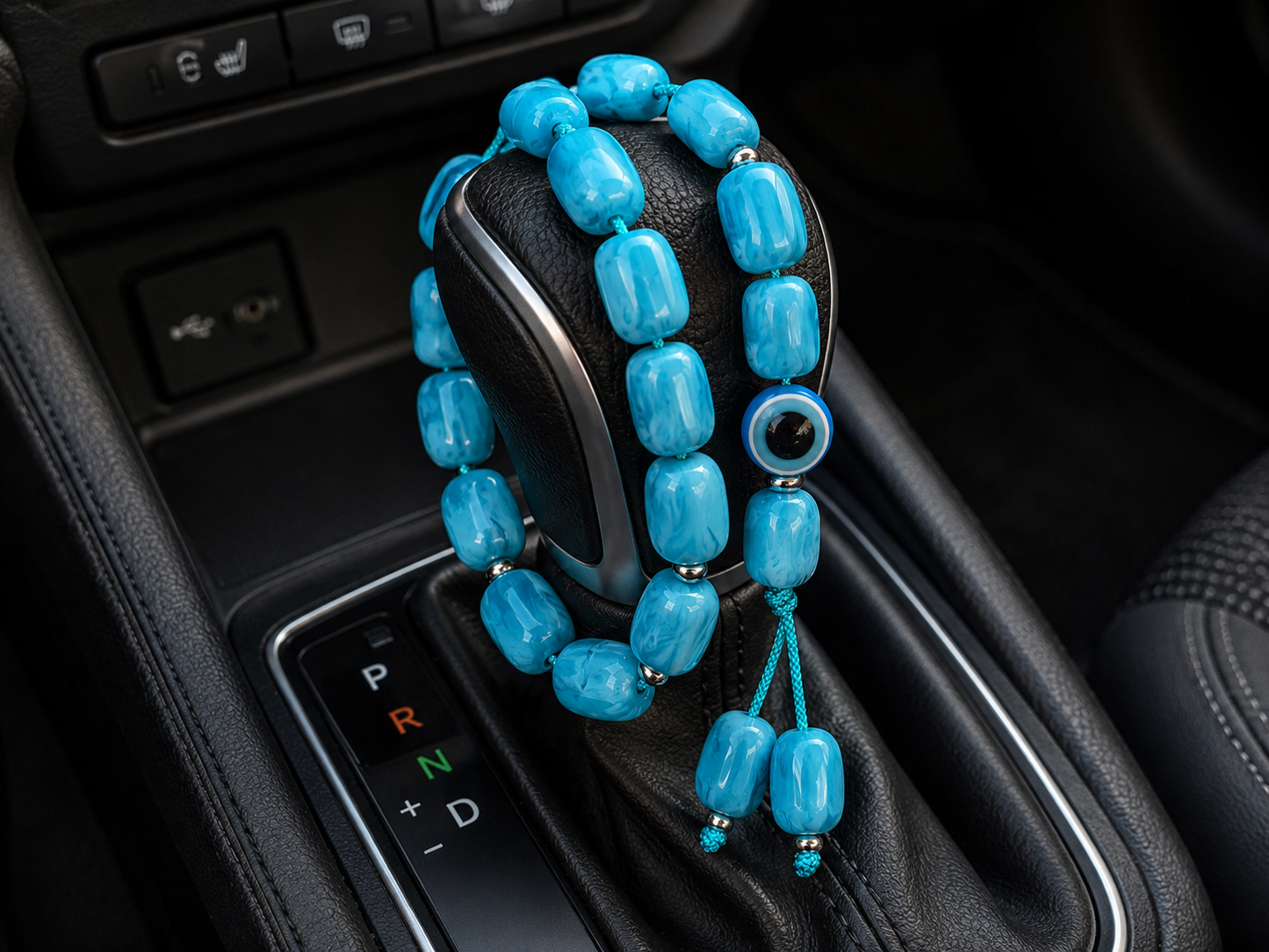 Komboloi Grec Turquoise Oeil Bleu Pour Homme - Passe-temps