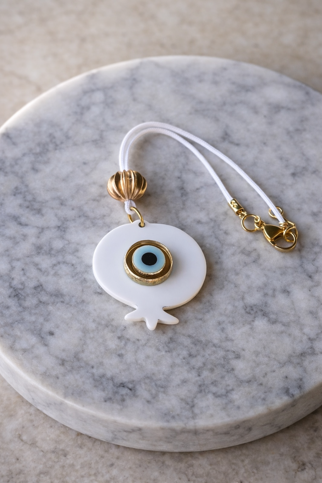 Evil Eye Pomegranate Car Mirror Charm - Car Accessories