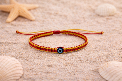 Bracelet Macramé Oeil Bleu - Idée cadeau
