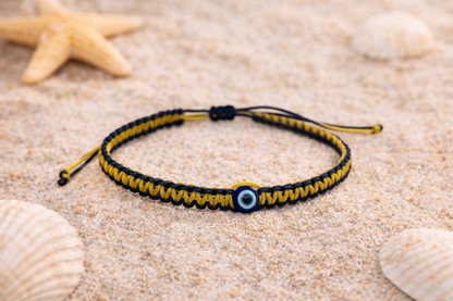 Bracelet Macramé Oeil Bleu - Idée cadeau