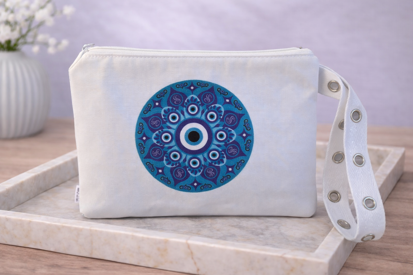 Mandala Evil eye Pouch - Greek Gift - Made in Greece