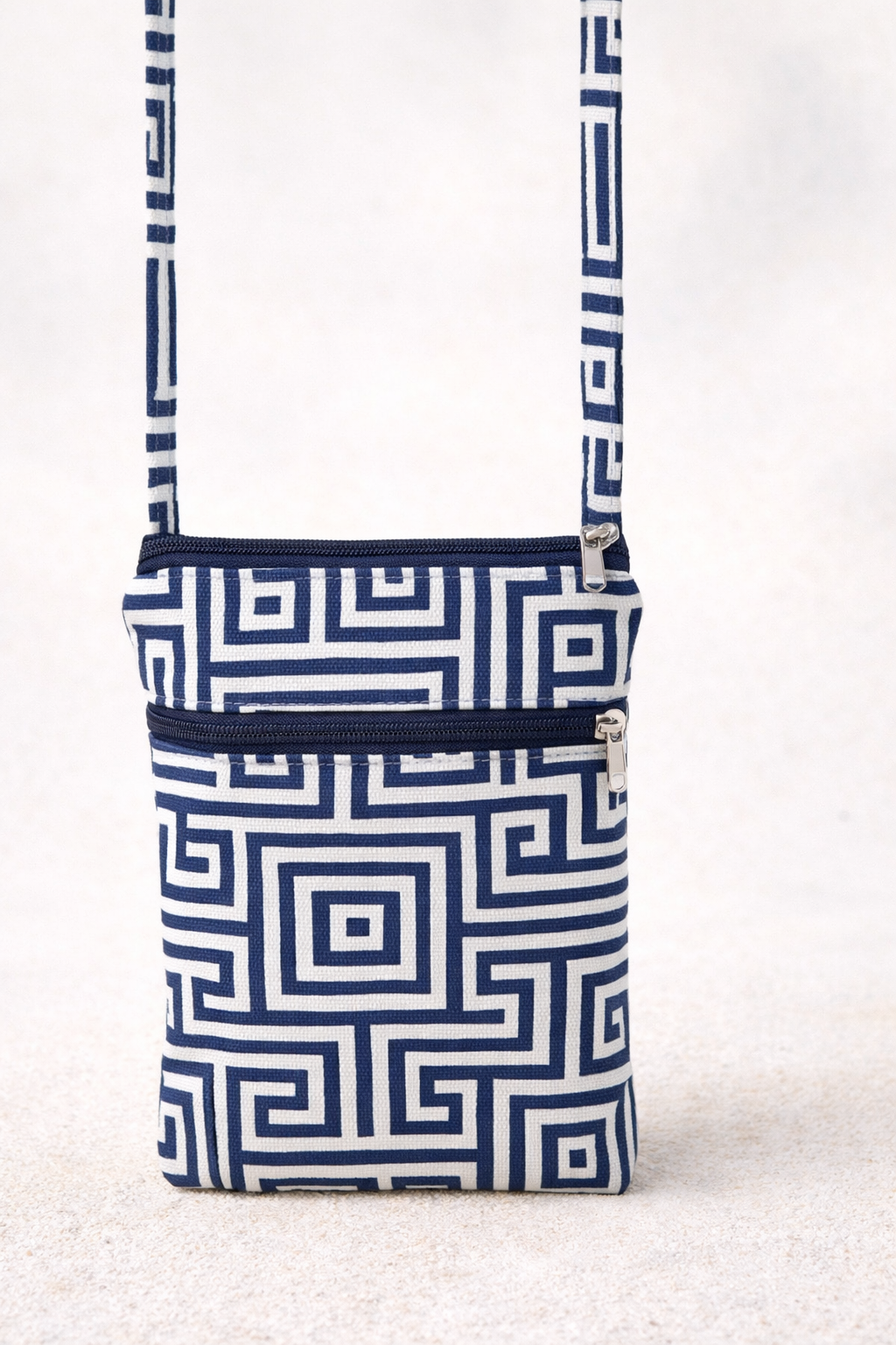 Greek Key Cellphone Bag – Crossbody Cellphone Bag – Greek Gift - Gift for Her