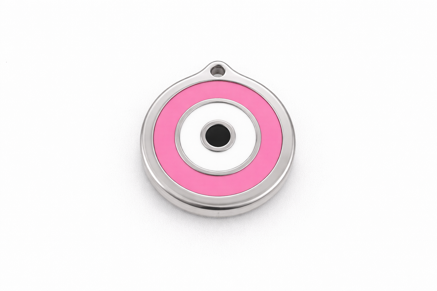 Enamel Evil Eye Pet Collar Charm: Stainless Steel Cat/Dog Protection
