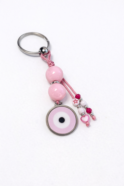 Bijou de Sac ou Porte clés Oeil Bleu ciel Porte-Bonheur – Élégance et Protection