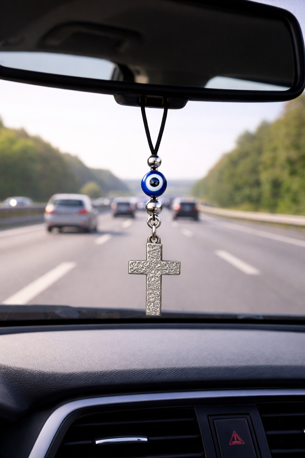 Bijou Rétroviseur Oeil & Croix 
