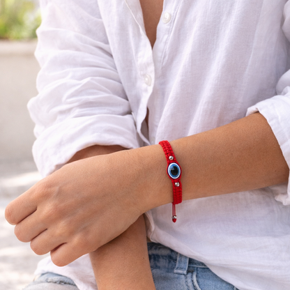 Evil Eye Protection Bracelet - Gift for Him or for Her - Many Colors Available