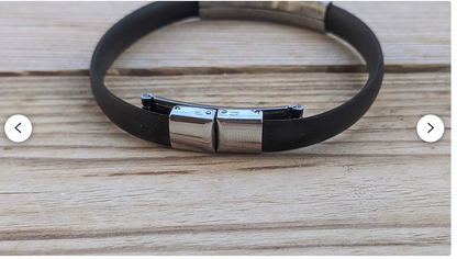 Men’s Stainless Steel Meander Bracelet – Greek gift