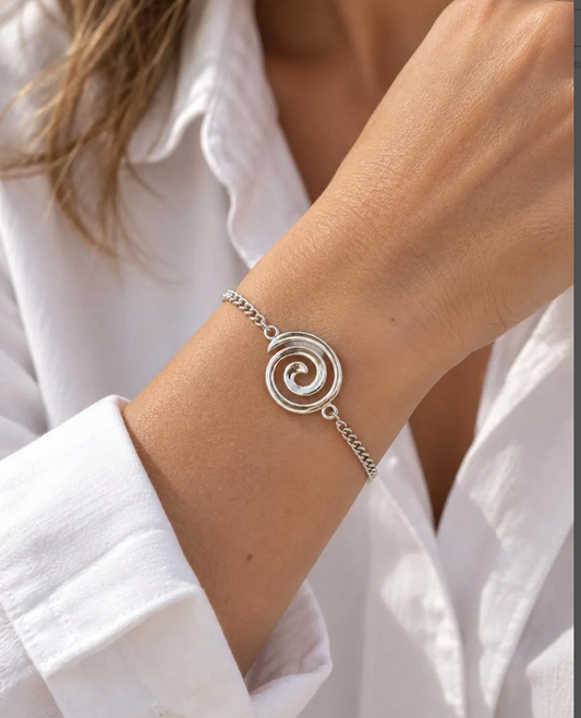 Bracelet Spirale en Acier Inoxydable - Bijou pour Femme
