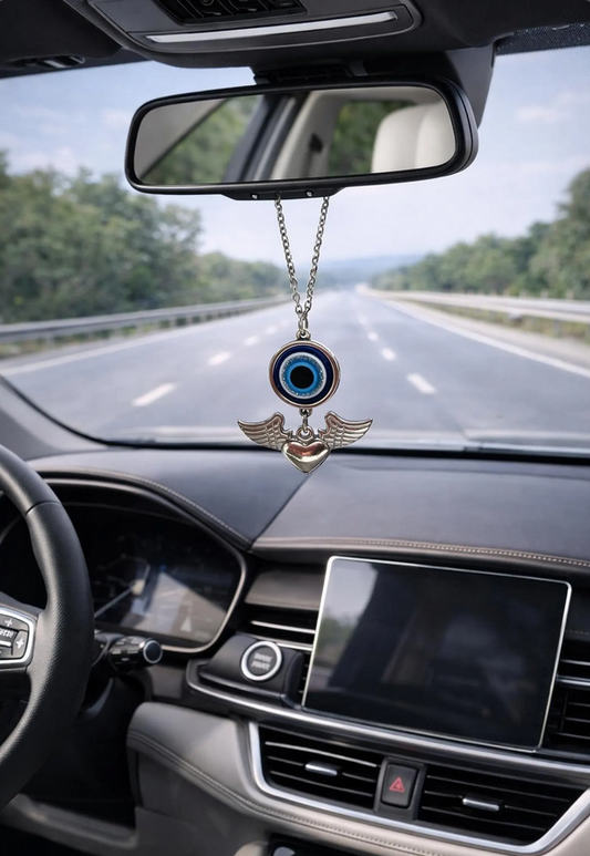 Bijou de Retroviseur Oeil et Ailes d'Ange 