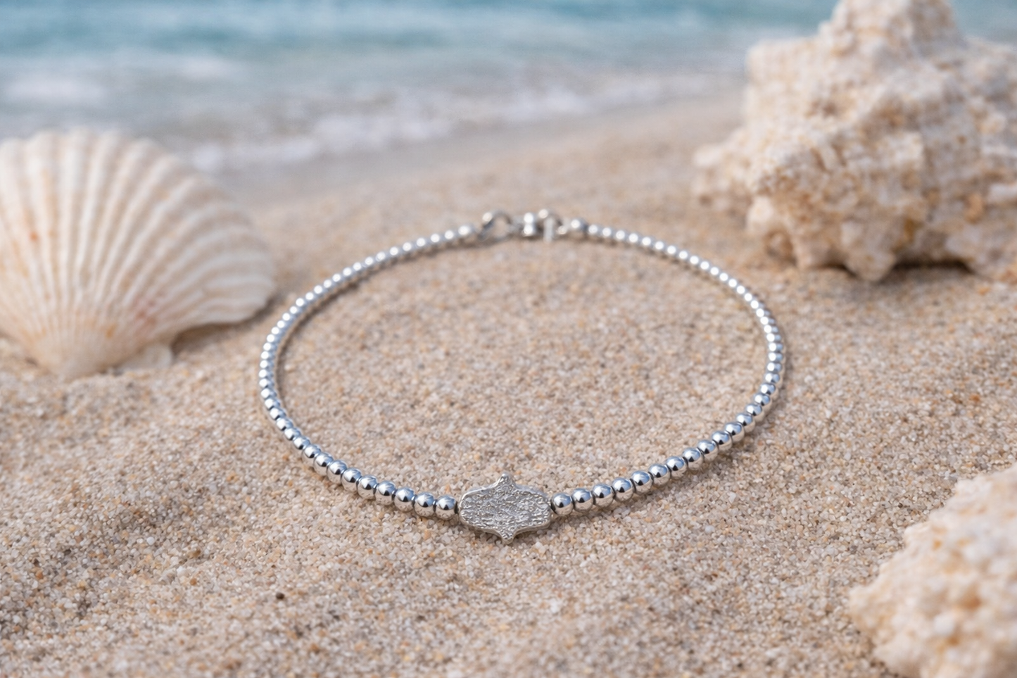 Bracelet Main Fatma en Argent  - Cadeau pour elle